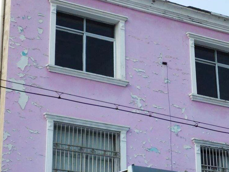 外墻涂料脫落怎么辦？可以這樣解決！