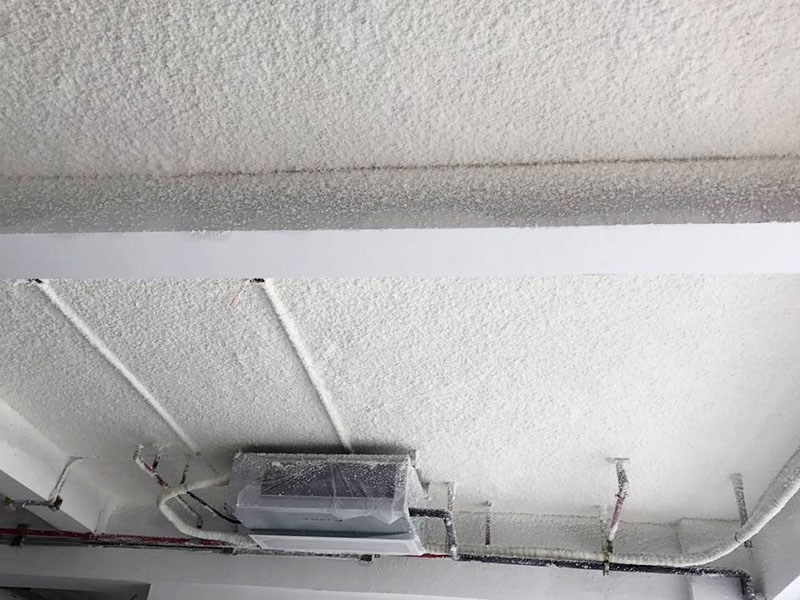 無機纖維噴涂上面是不是可以做涂料？